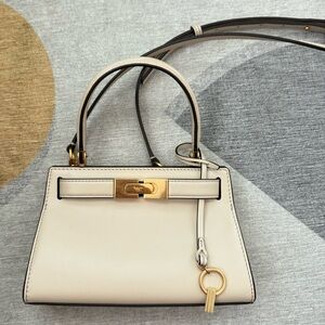 Tory Burch Lee Redziwill Petite | Mini Bag | White | Like New